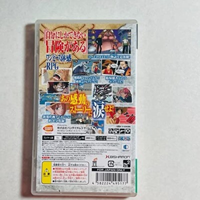 Ages 13+Used One Piece Romance Dawn psp game W/case from Japan S/F