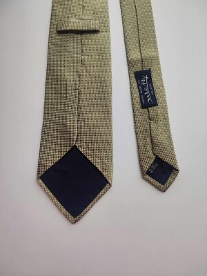 MICKY MILANO ITALY KRAWATTE SEIDE BAUMWOLLE KRAWATTE COTTON TIE SILK