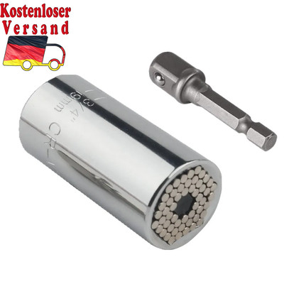 Multifunctional 7 to 19Mm Magic Socket Multi Purpose Wrench Extension Rod Electr