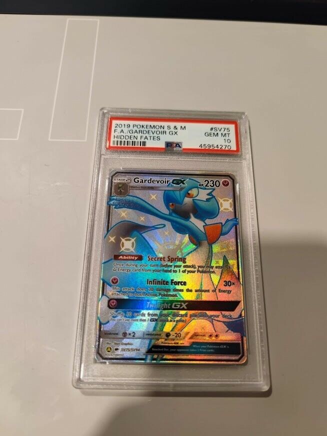 Pokemon GARDEVOIR GX Hidden Fates Full Art SV75/SV94