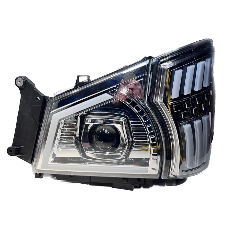 全 LED 车头灯和转角灯+日间左右适用于 ISUZU NPR NQR GMC 04-07 — 第 4/4 张图片