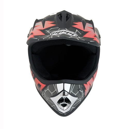 MMG Youth Motorcycle Helmet Off Road Motocross MX Bike DOT (Black/Red) Medium - Bild 4 von 6
