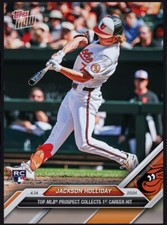 Topps Now Jackson Holliday Rookie First Hit 4/14/2024 Topps Bunt Digital Card