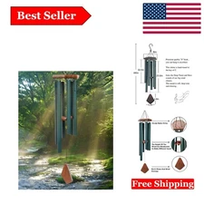 Elegant Deep Tone Outdoor Wind Chimes – Tuned Aluminum for Garden & Memorial ...