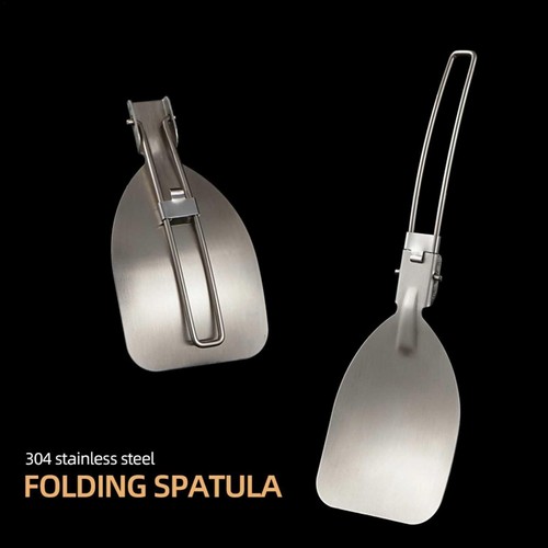 Camping Cooking Utensils Aluminum Alloy Folding Spatula Hiking Frying Shovels - Picture 11 of 12