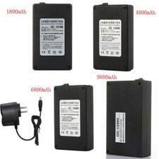 DC 12V Multipurpose Li-ion Battery 1800-9800mAh Pack for CCTV Camera DC Power