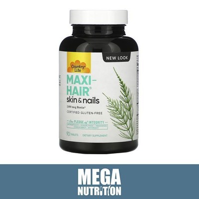CountryLife Maxi-Hair 90tabs | Starke Haarnägel | Biotin MSM Zink L-Cystein