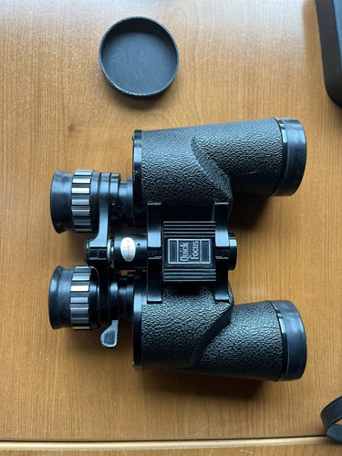 Vintage Sears Discoverer Binoculars 473.25740FullyCoatedOptics8x-17x40 MadeJapan - Picture 6 of 17