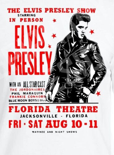Elvis Presley Men's Sweatshirt T-Shirt Unique Design By Charlie Tokyo Concert - Picture 2 of 2