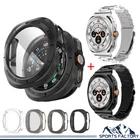 For Samsung Galaxy Watch Ultra 47mm (2024/25)Cover Case + Steel Metal Band Strap
