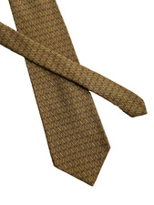BROOKS BROTHERS Makers Yellow Pure Silk Tie Equestrian Pattern