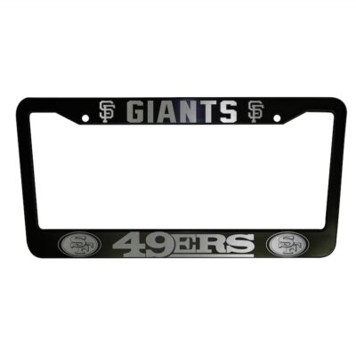 Set of 2- San Francisco Giants / 49ers Car License Plate Frames