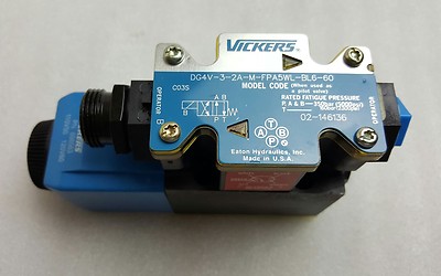  VICKERS 02-146136, DG4V-3-2A-M-FPA5WL-BL6-60 HYDRAULIC DIRECTIONAL VALVE