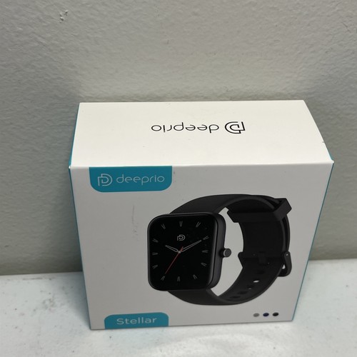 Deeprio Stellar LCZ01 Black Heart Rate Blood Oxygen Monitor Smartwatch - Picture 2 of 6