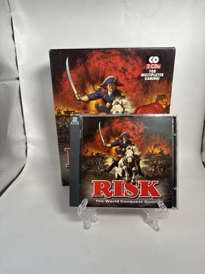 Risk The World Conquest Spiel PC CD-ROM 2 Disc Big Box komplett Hasbro Interactiv