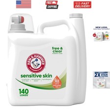 Sensitive Skin Free & Clear, 140 Loads Liquid Laundry Detergent, 140 Fl oz 0.19 per gallon