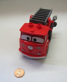 Lego Duplo Pixar Movie Cars Red the Firetruck 6132 Fire Truck 2012 Ladder Hose