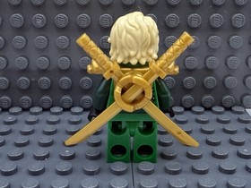 NEW! LEGO Ninjago Lloyd 70725 Techno Robe Rebooted Minifigure W/ Gold Armor