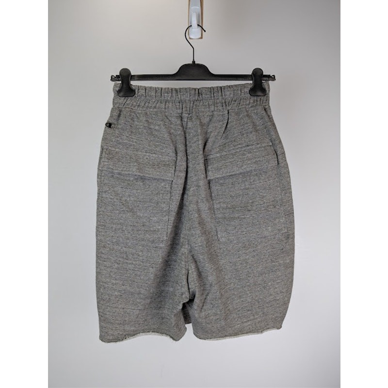 Rick Owens x Champion Knitted Beveled Pods Shorts in Grey Melange