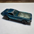 Hot Wheels Redline Bye-Focal 1970 Aqua Gray Int. Made In Hong Kong
