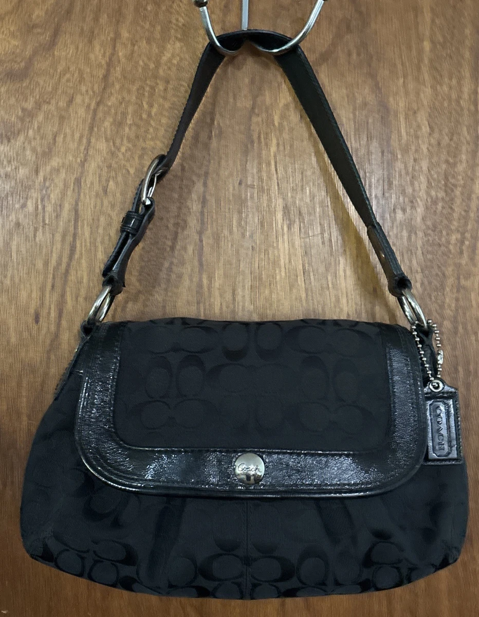 Coach Black Signature Hobo Bag for sale | eBay
