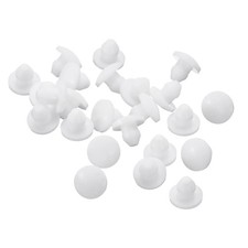 36 Pcs Silicone Hole Plug, White Fit for Bottle Pipes 3.5-4mm Inner Diameter