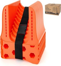RV Sewer Hose Support 10FT, Bright Orange Heavy-Duty Sewer Support Orange