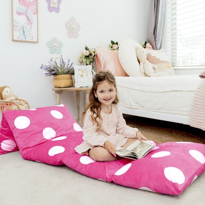 Butterfly Craze Floor Pillow Bed Lounger Cover, Cozy & Stylish Seating Solution