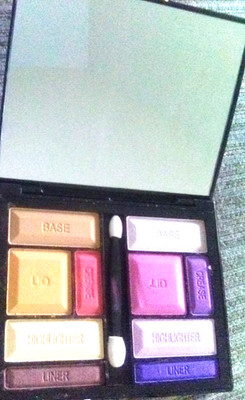 Eyeshadow 10 Palette Mirror Kleancolor Base Lid Crease Highlighter Liner Makeup
