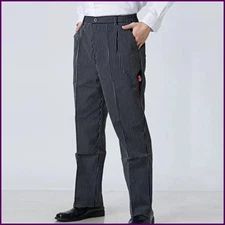 Casual Chef Uniforms Kitchen Cooker Work Clothes Zebra Pants Hotel Restaurant.