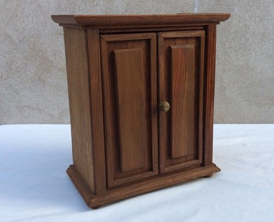 Armoire Bois - Maison De Poupee - Jouet - Ancien - Vintage