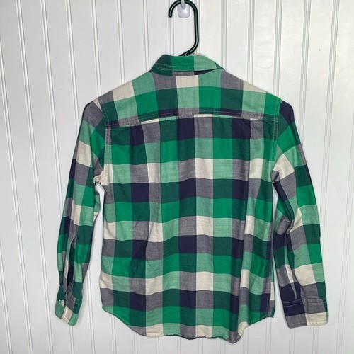 CREWCUTS BOYS PLAID LONG SLEEVE BUTTON DOWN SHIRT SIZE 10 - Picture 6 of 7