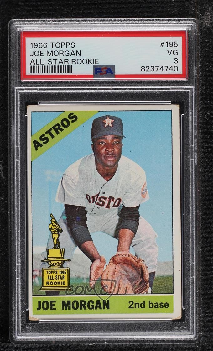 1966 Topps Joe Morgan #195 PSA 3 HOF 7t6