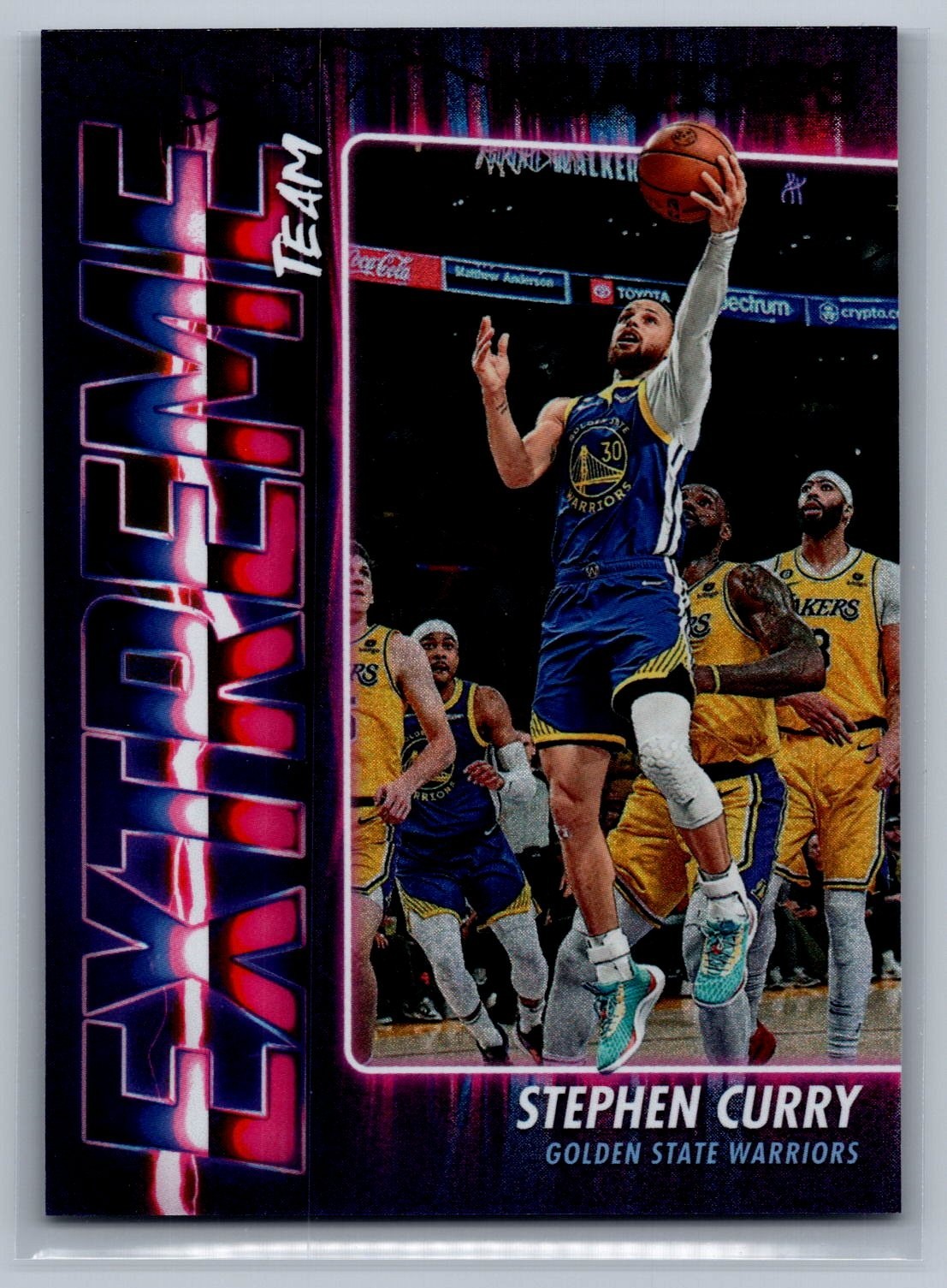 2023-24 Panini NBA Hoops - Extreme Team Sparkle Stephen Curry #8