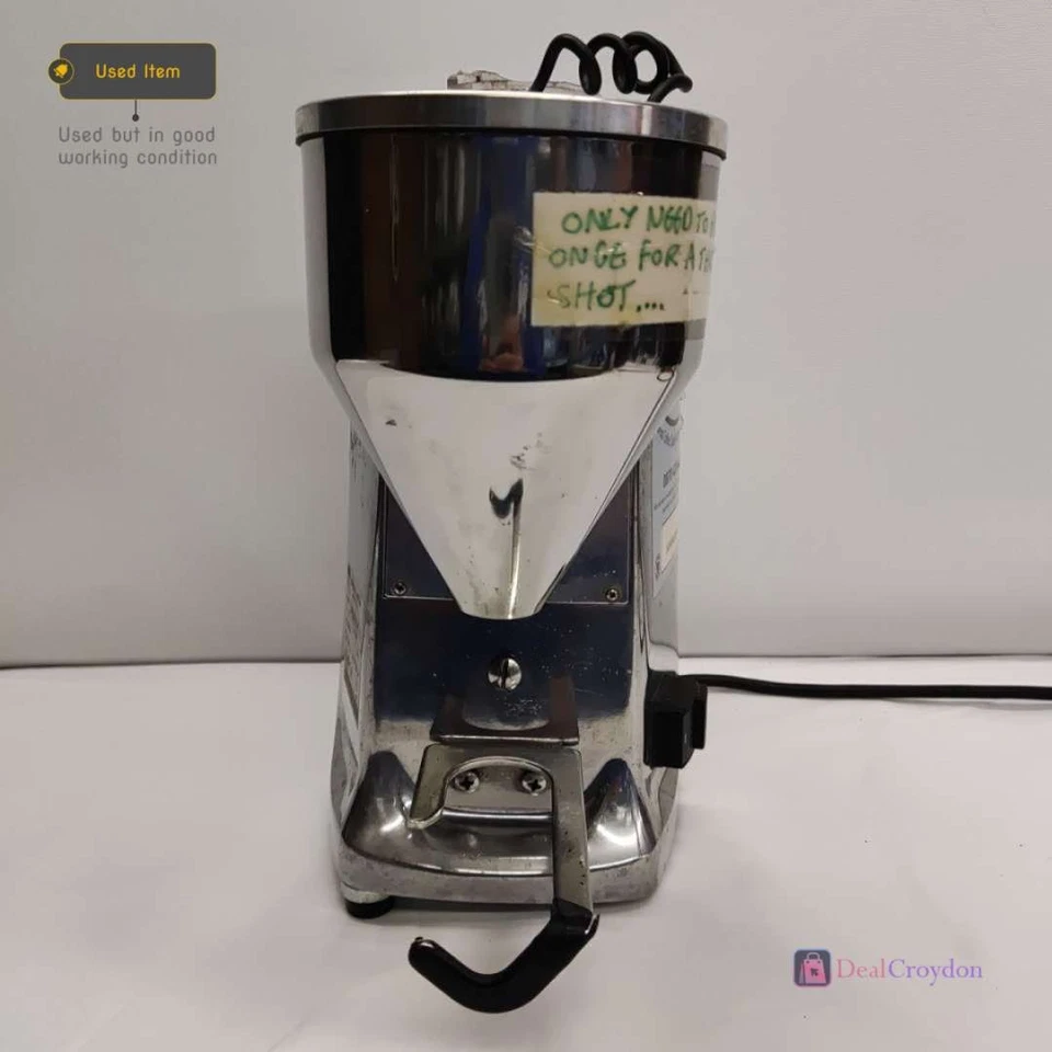 MOLINILLO DE CAFÉ MAZZER LUIGI MINI ELECTRÓNICO A 141586 SIN CONTENEDOR DE GRANOS Foto 4 de 4