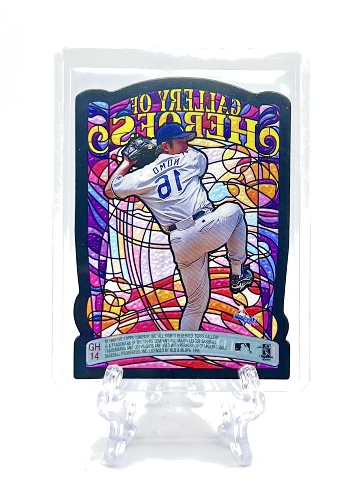 HIDEO NOMO 1998 Topps Gallery #GH14 GALLERY OF HEROES INSERT DODGERS - Image 2 of 2
