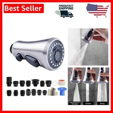 3-Mode Spray Nozzle for Kitchen Faucets - NSF Certified & Easy to Install