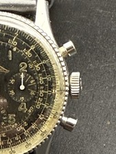 Original Early 1960s Breitling AOPA Navitimer 806 Venus 178 No Signature Logo 3