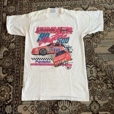Vintage 1990 Winner Daytona 500 NASCAR Derrike Cope Autographed USA Shirt M
