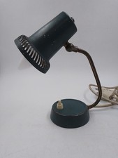 Vintage Schreibtischlampe 50/60er Jahre Mid Century Industriedesign Turkis 21cm