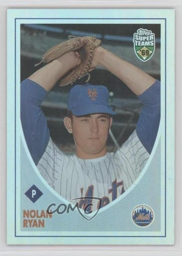 2002 Topps Super Teams Retrofractor /1969 Nolan Ryan #99 HOF