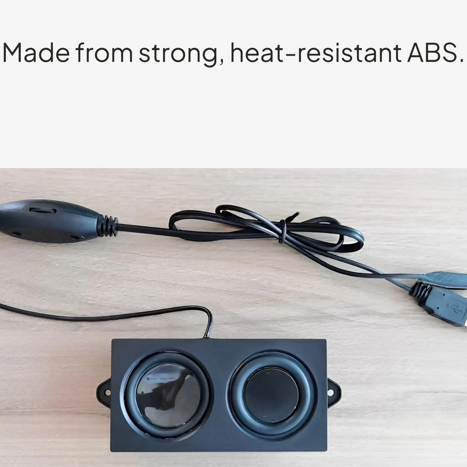 Mini USB Powered Desktop Speaker, DIY 3.5mm Soundbar - Image 3 of 4