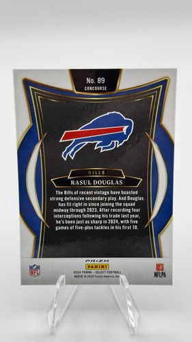 2024 Panini Select - Concourse Rasul Douglas #89 Black & Green Shock Prizm - Picture 2 of 2