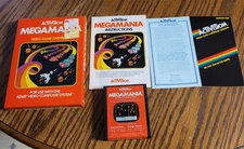 Vintage Atari 2600 MEGAMANIA Game & Instructions In Original Box Made 1982