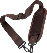 Replacement Bag Strap, Universal Adjustable Shoulder Strap Belt with A-Brown