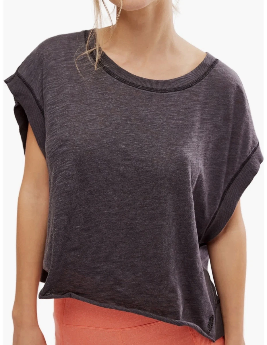 Haut Femme Free People Oxton Neuf Avec étiquette - Taille S, Manches Longues, Motif Floral Doré