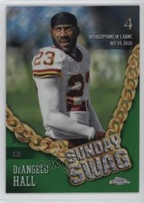 2024 Topps Chrome Sunday Swag Green Refractor 3/99 DeAngelo Hall #SS-23 1d0h