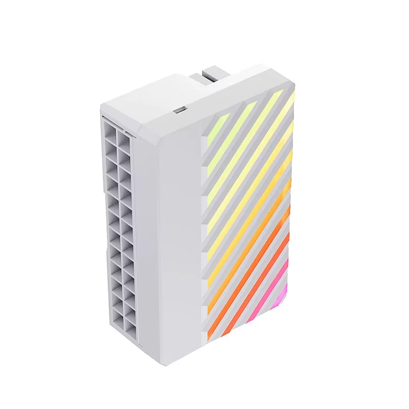 TEUCER ARGB 24Pin ATX Adapter 90° Converter 24PIN Adapter Suitable for 24PlN Mot - Bild 4 von 4