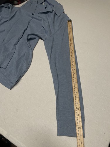 Brooks Brothers Sim Fit Performance Piqué Tejido Manga Larga Polo Hombres Talla L - Imagen 9 de 9