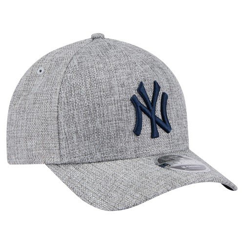 Men's New Era Gray New York Yankees Cotton Weave M-Crown A-Frame 9FORTY - Picture 3 of 6